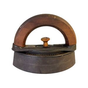 Colebrookdale Iron Co. Antique Sad Iron Vintage Clothes Detachable Handle Type C